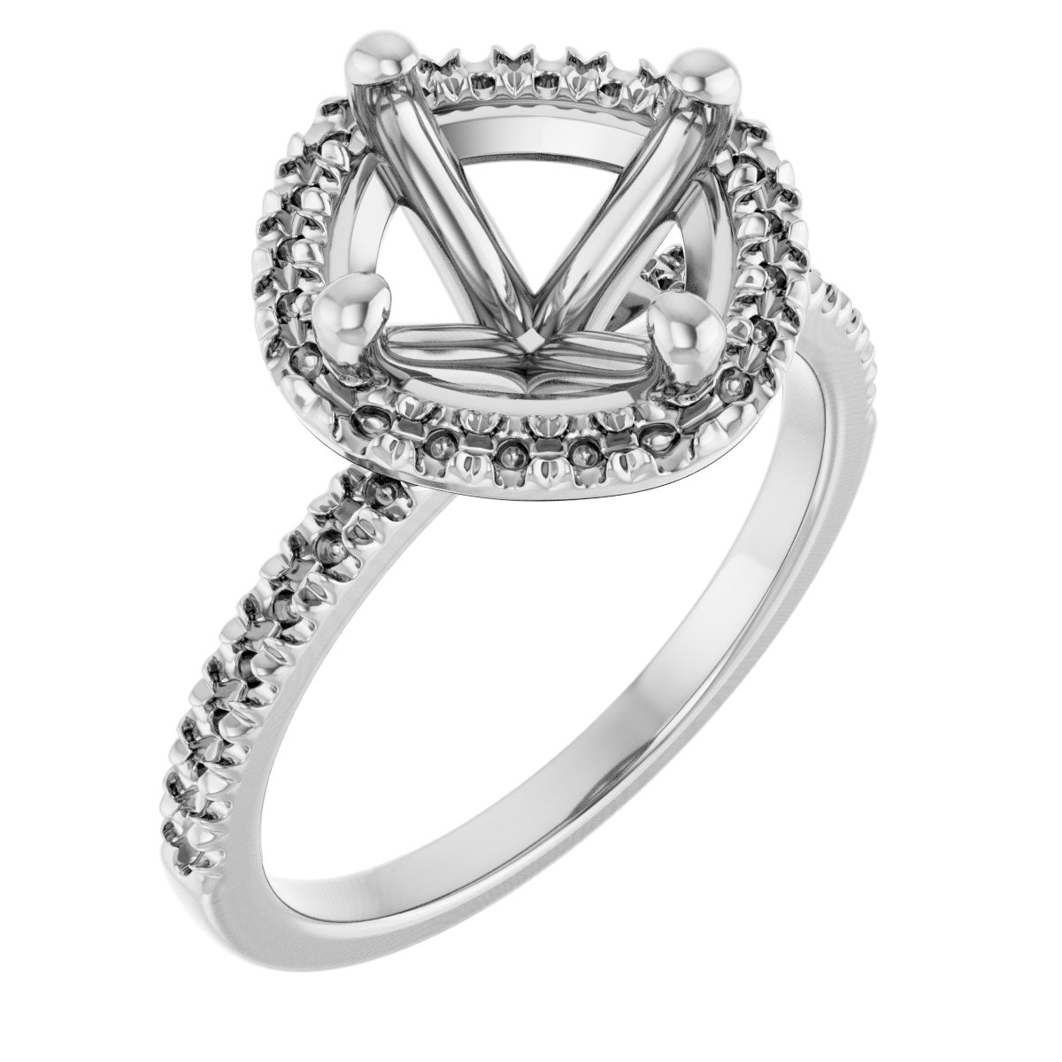 Halo-Style Engagement Ring