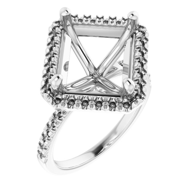 Halo-Style Engagement Ring