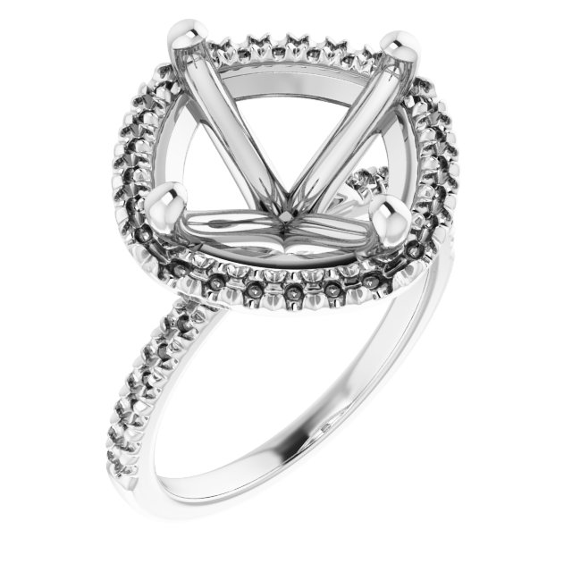Halo-Style Engagement Ring