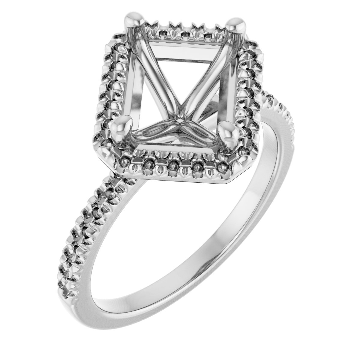 Halo-Style Engagement Ring