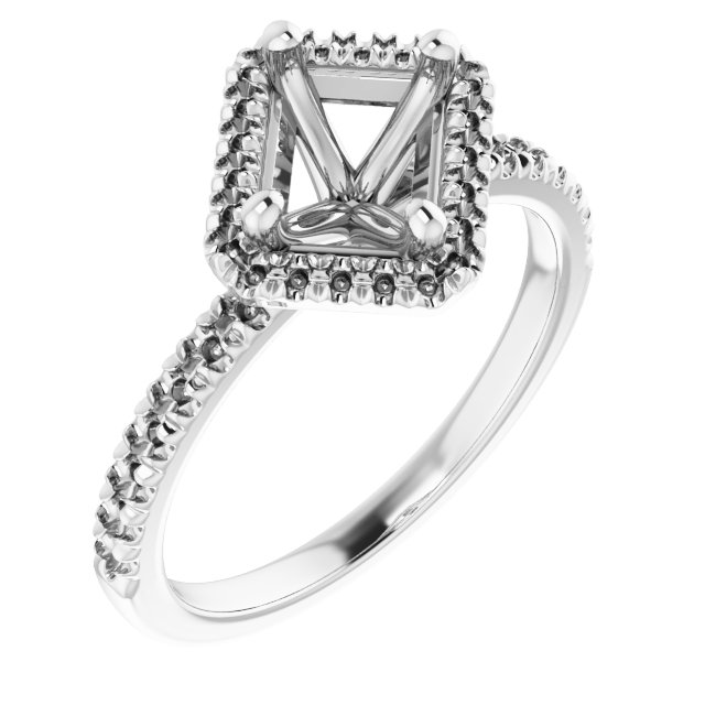 Halo-Style Engagement Ring