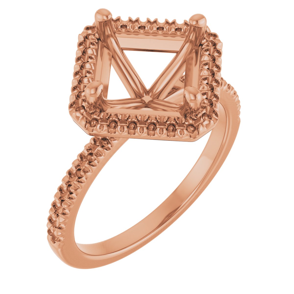 Halo-Style Engagement Ring
