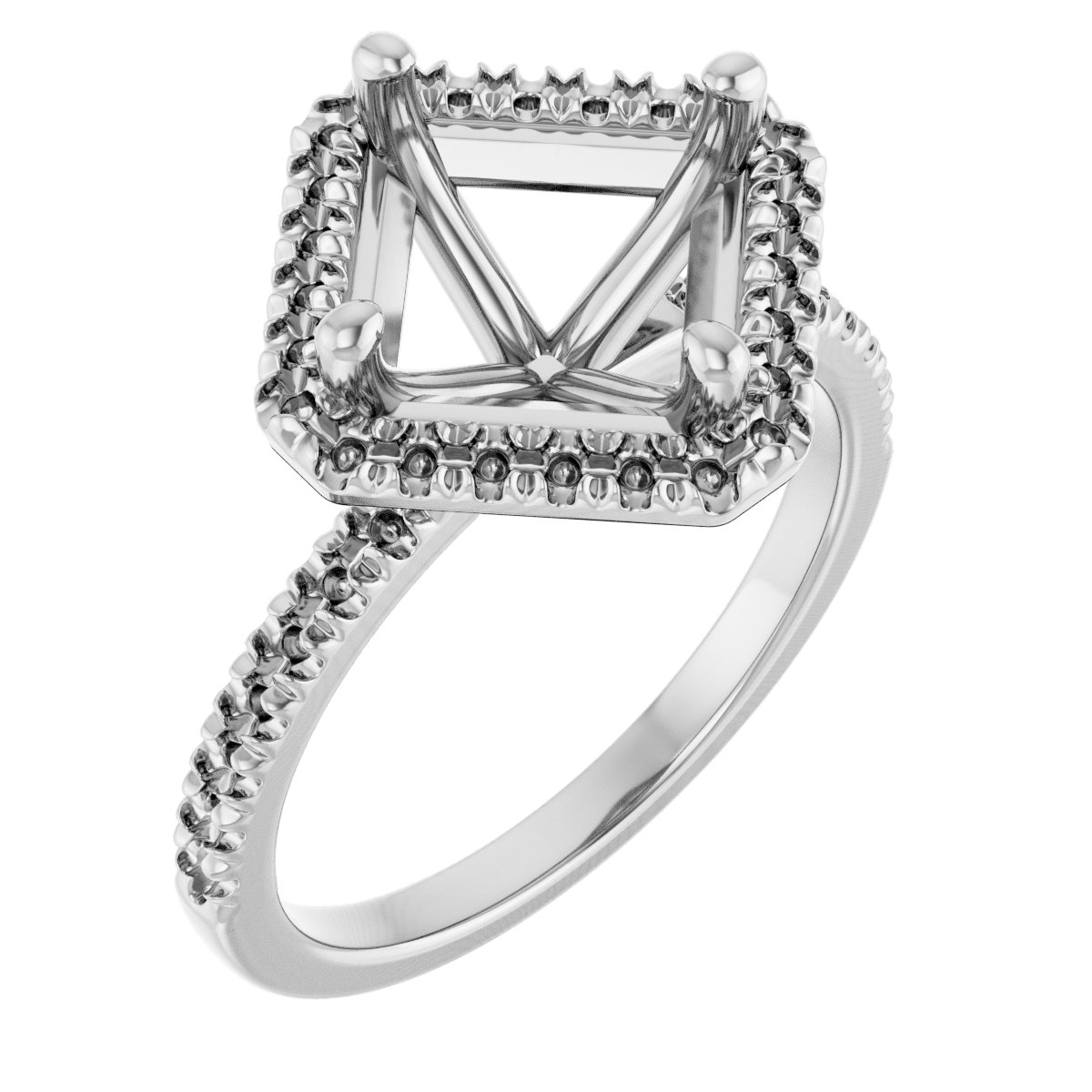 Halo-Style Engagement Ring