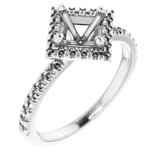 Halo-Style Engagement Ring