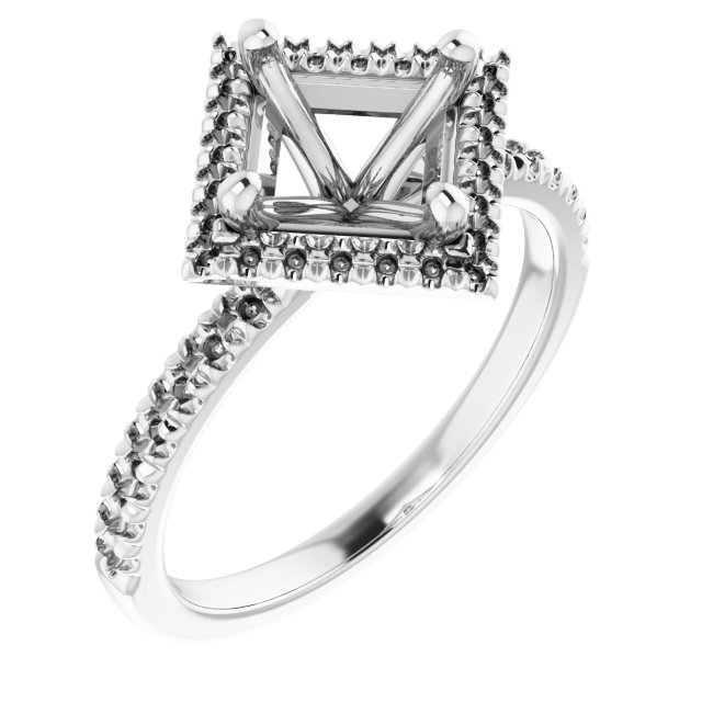 Halo-Style Engagement Ring