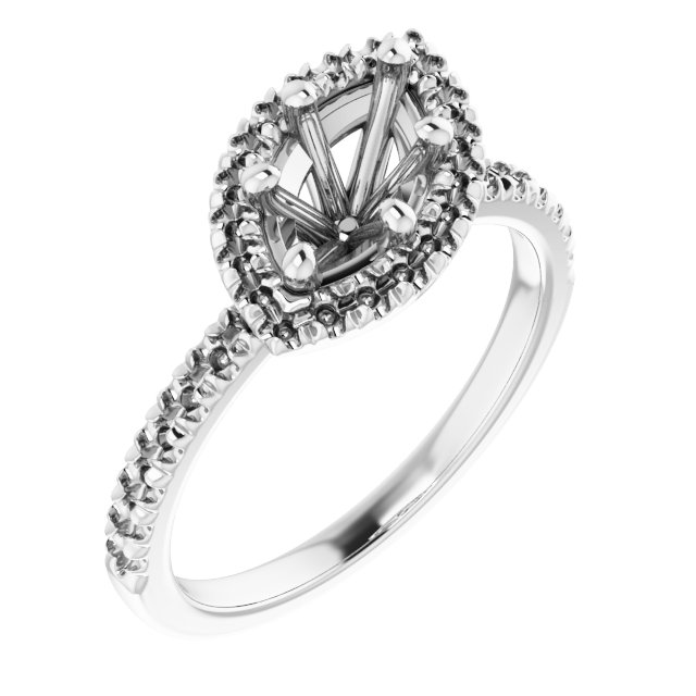 Halo-Style Engagement Ring