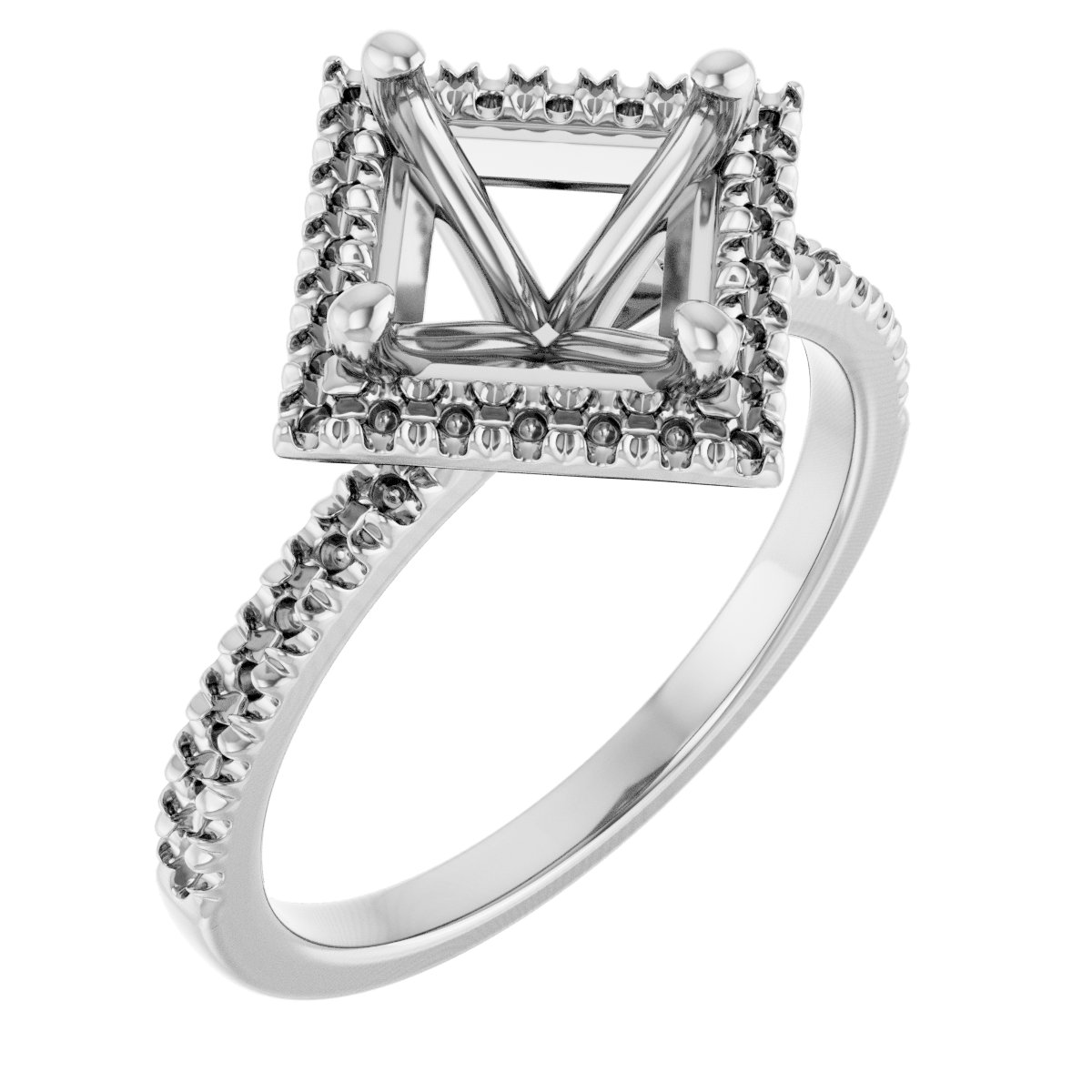 Halo-Style Engagement Ring