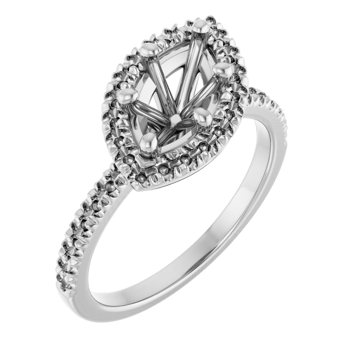 Halo-Style Engagement Ring