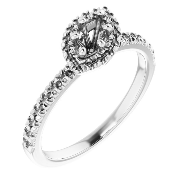 14k White Gold