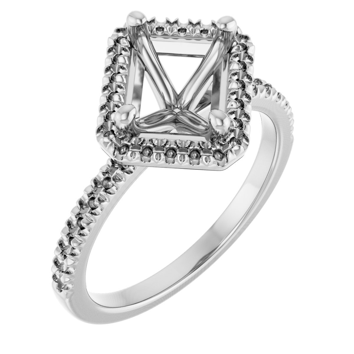 Halo-Style Engagement Ring
