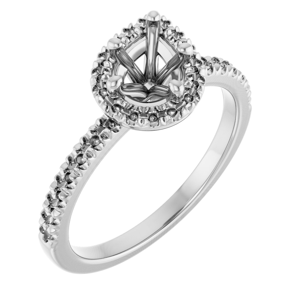 Halo-Style Engagement Ring