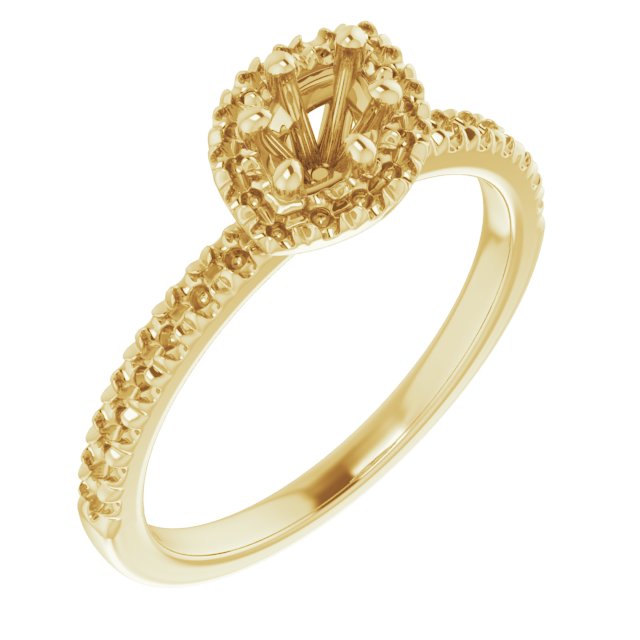 Halo-Style Engagement Ring