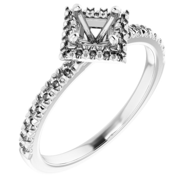 Halo-Style Engagement Ring
