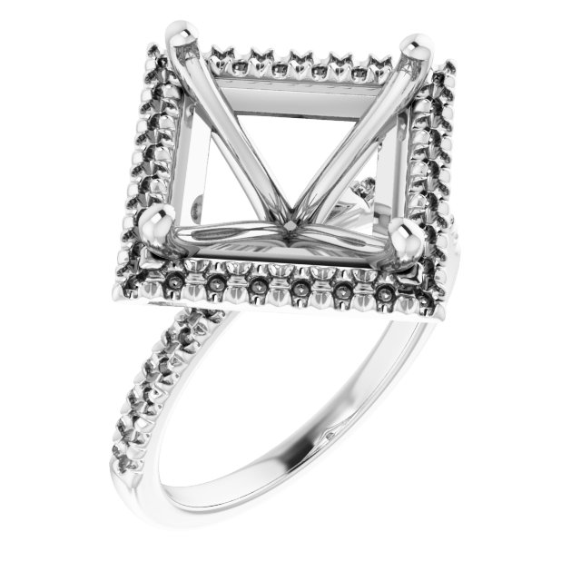 Halo-Style Engagement Ring