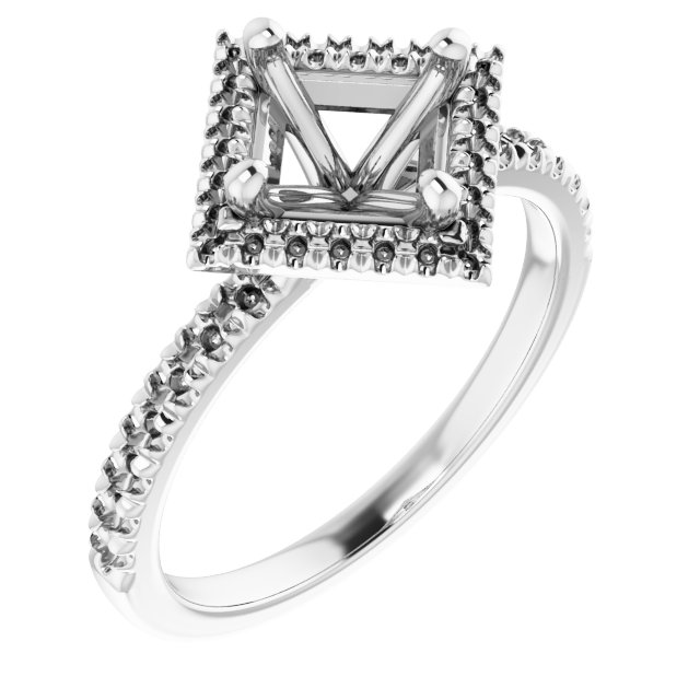 Halo-Style Engagement Ring