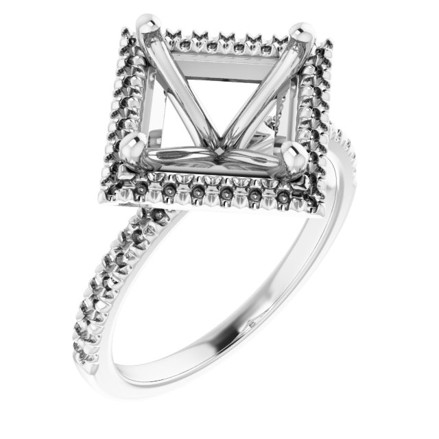 Halo-Style Engagement Ring