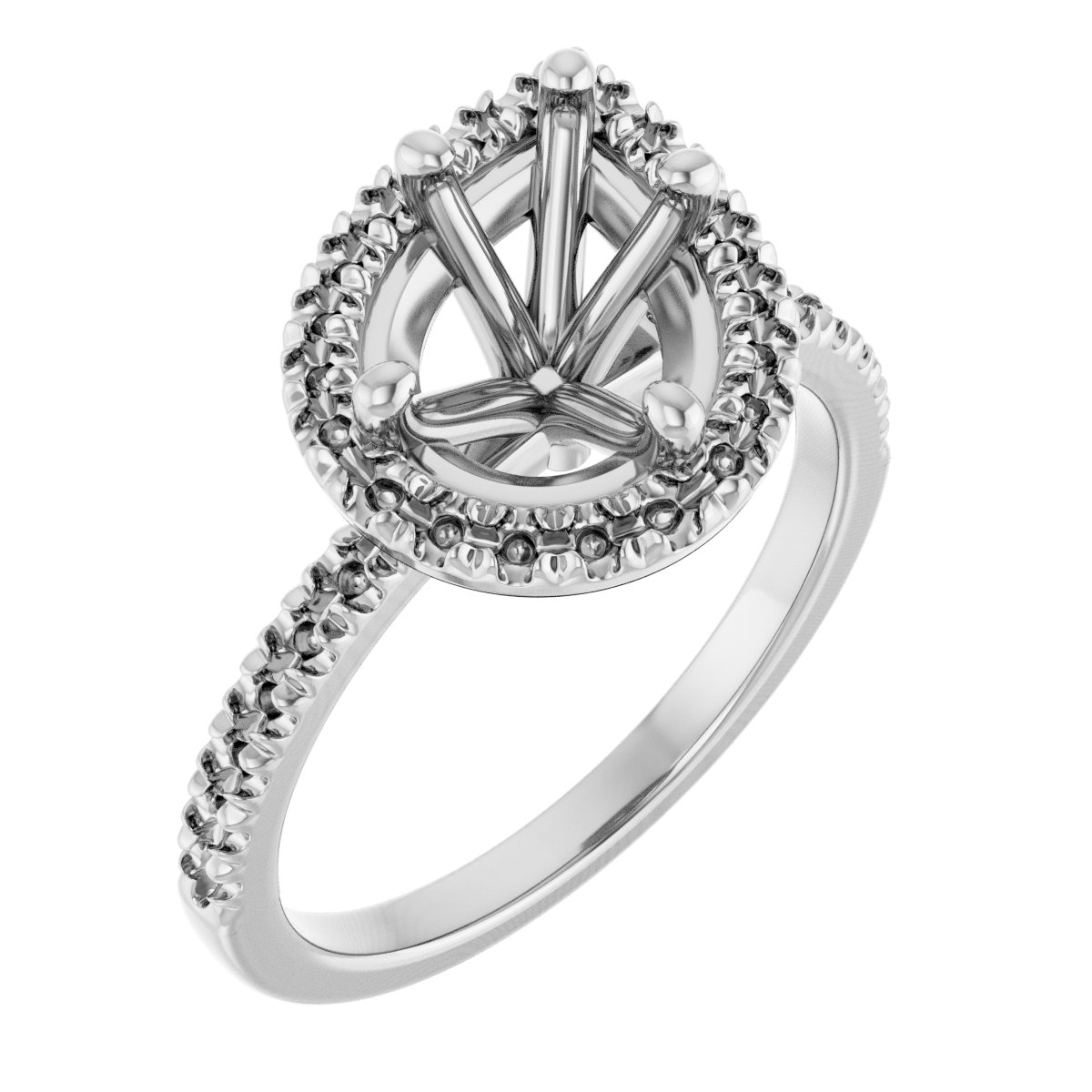 Halo-Style Engagement Ring