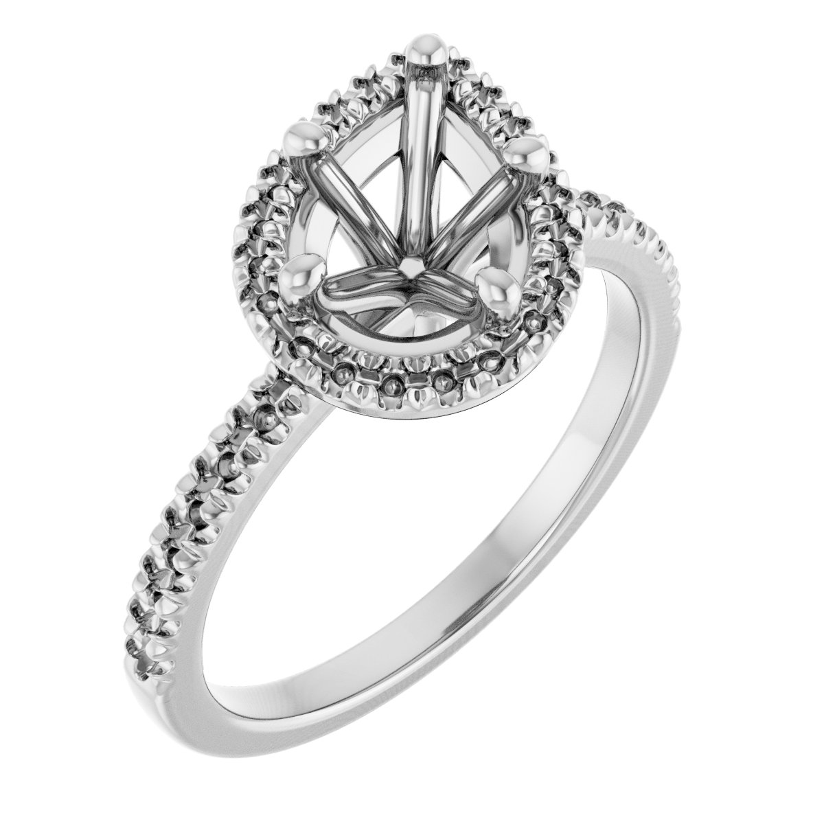 Halo-Style Engagement Ring