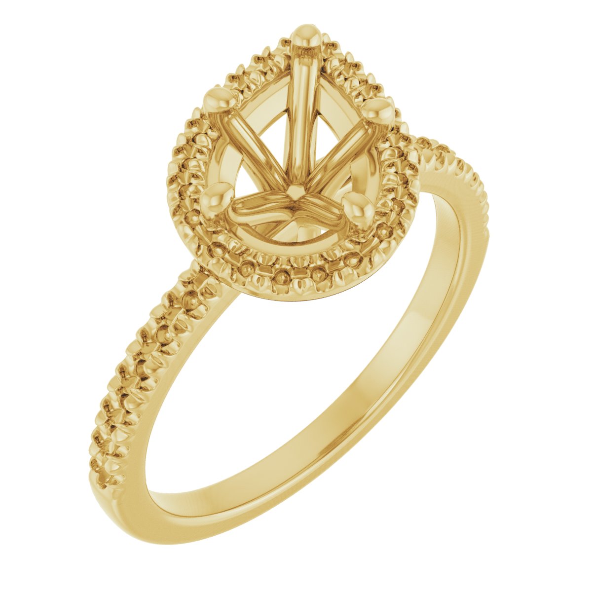 Halo-Style Engagement Ring