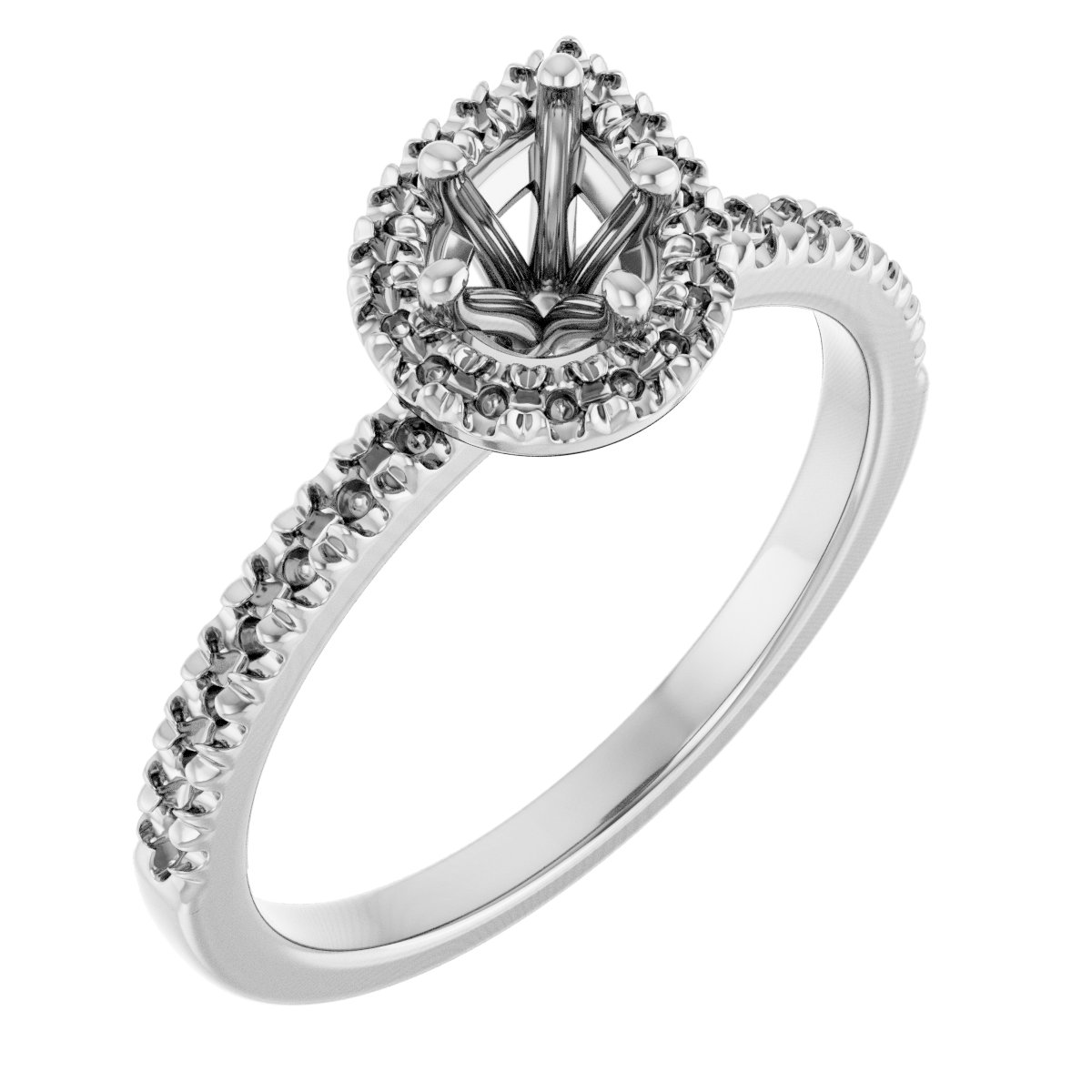Halo-Style Engagement Ring