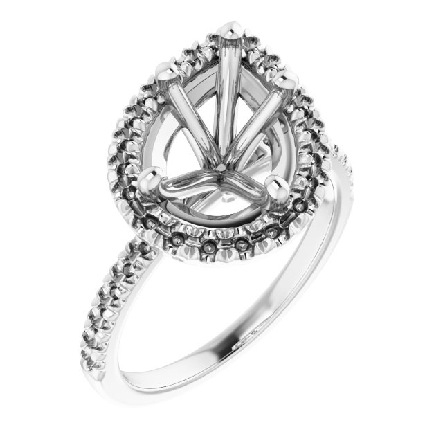 Halo-Style Engagement Ring