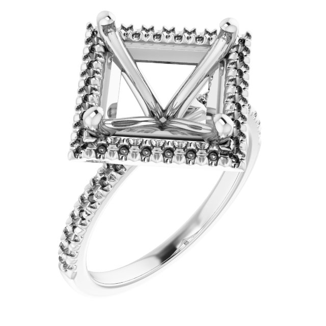 Halo-Style Engagement Ring