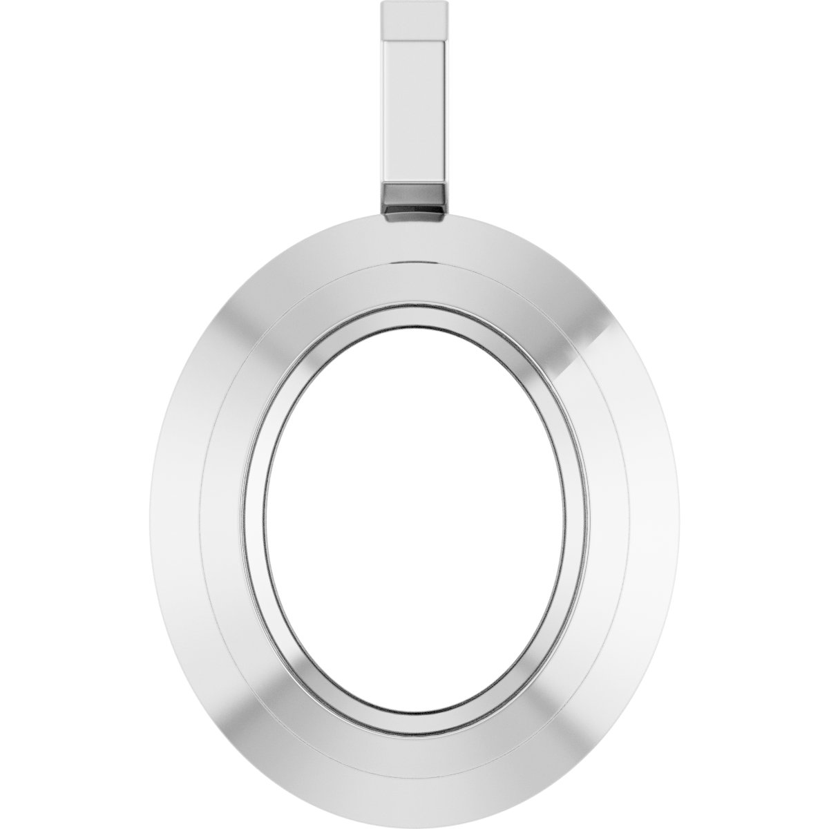 Bezel-Set Solitaire Pendant