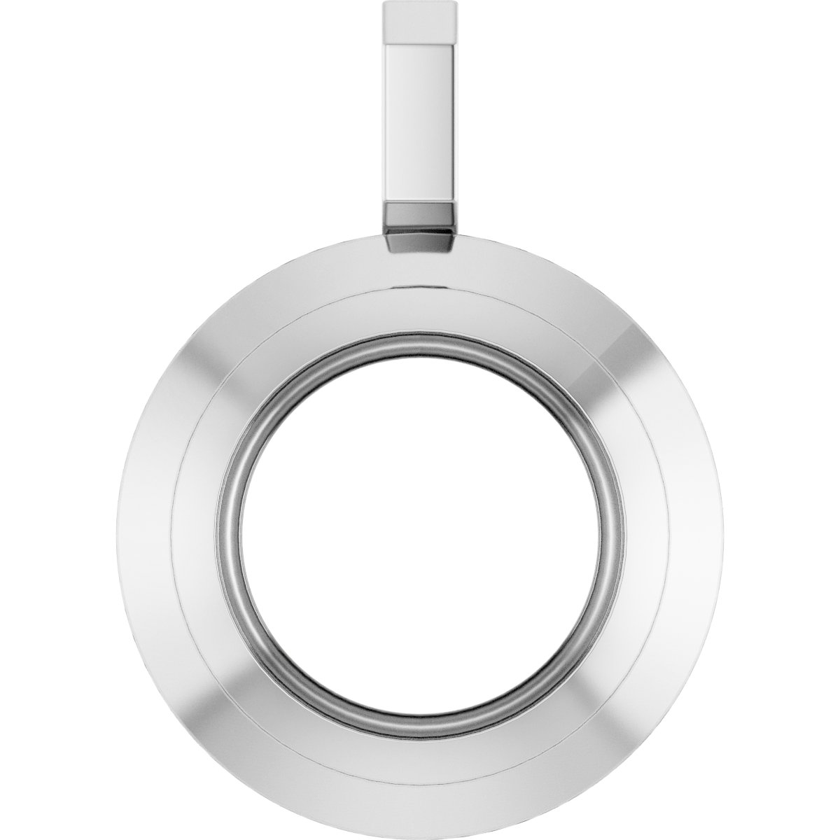 Bezel-Set Solitaire Pendant