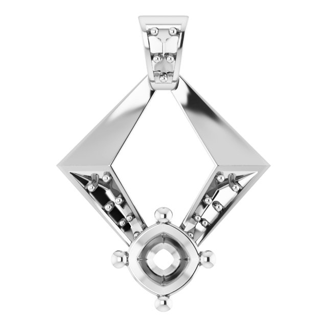 8x5 mm Pear Pendant Mounting