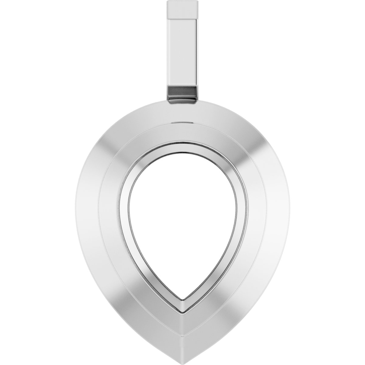Bezel-Set Solitaire Pendant