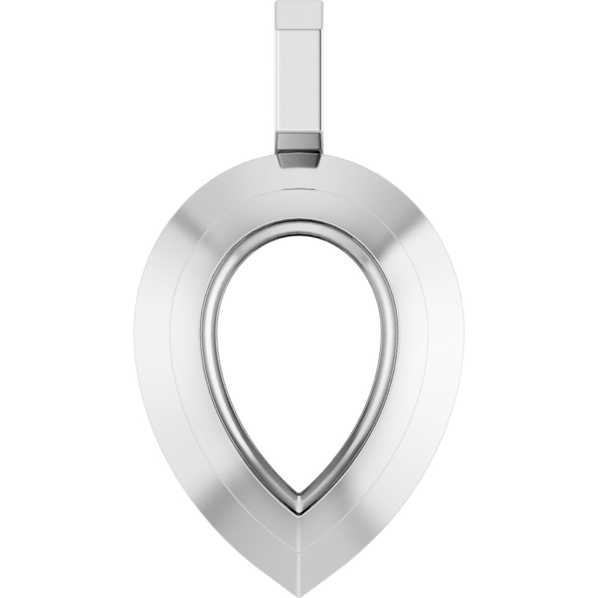 Bezel-Set Solitaire Pendant