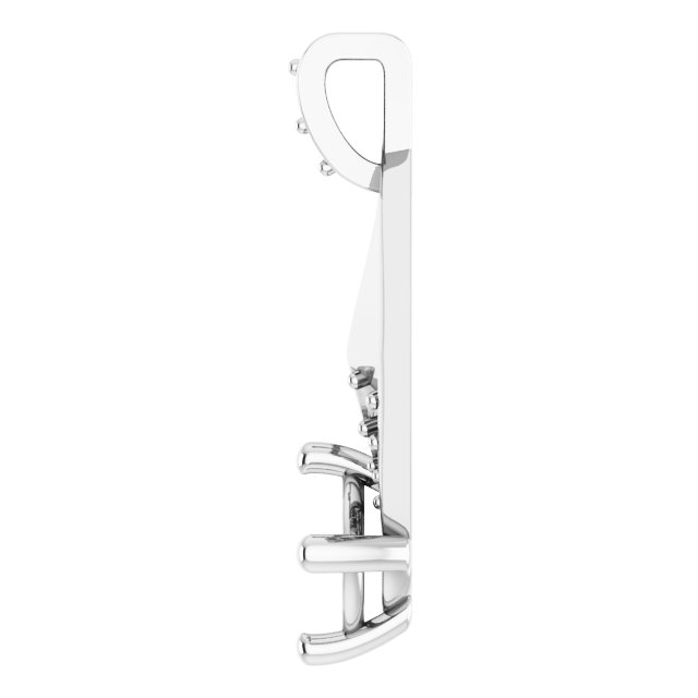 8x5 mm Pear Pendant Mounting view 3