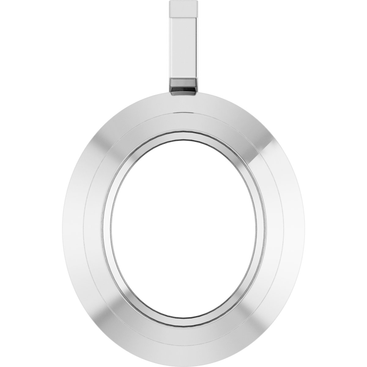 Bezel-Set Solitaire Pendant