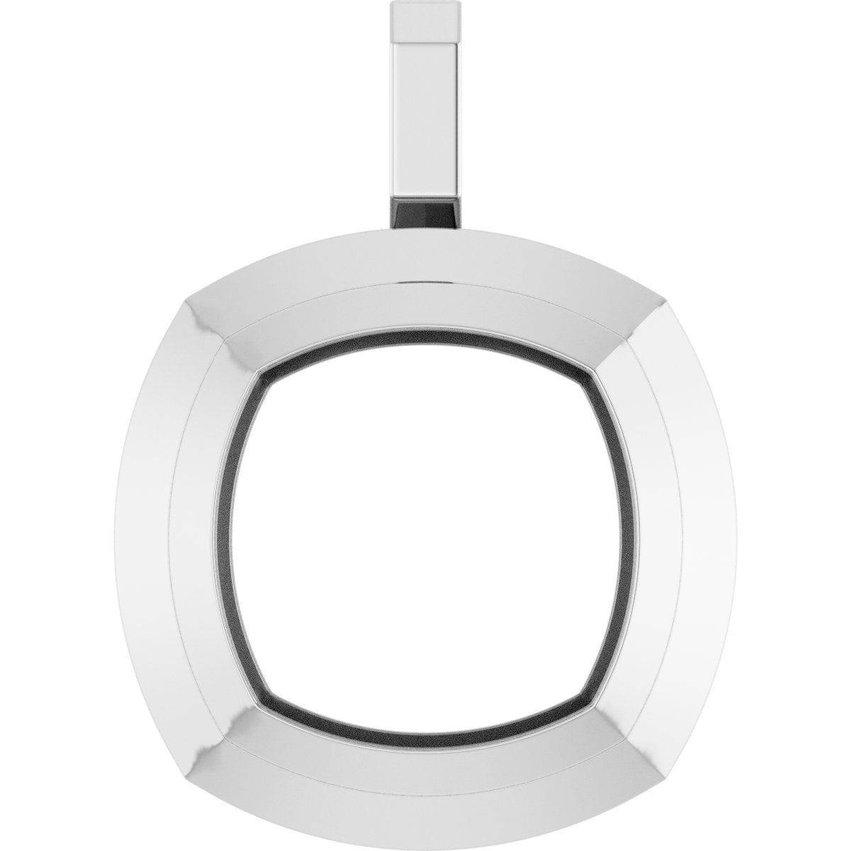 Bezel-Set Solitaire Pendant