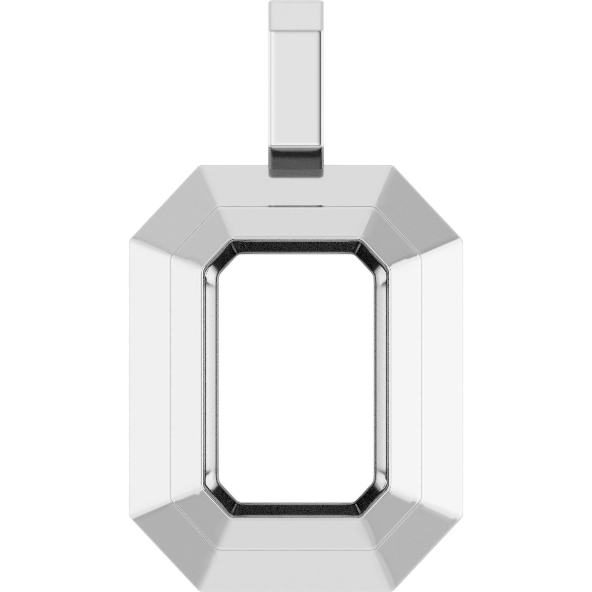 Bezel-Set Solitaire Pendant