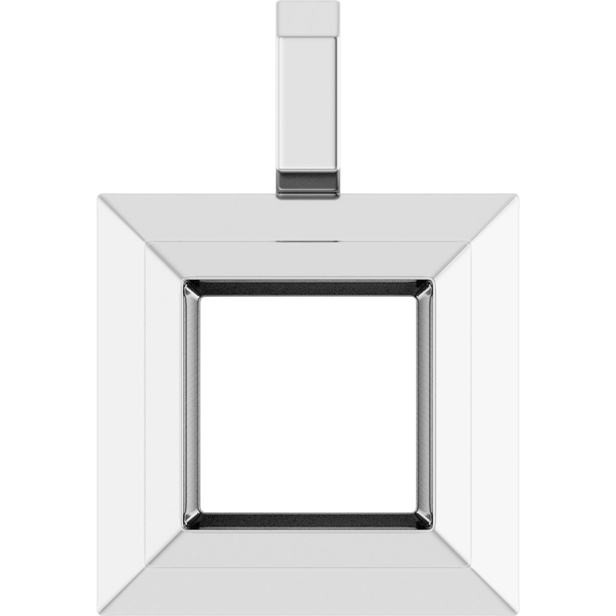 Bezel-Set Solitaire Pendant