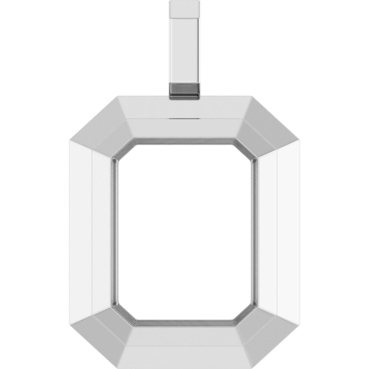 Bezel-Set Solitaire Pendant