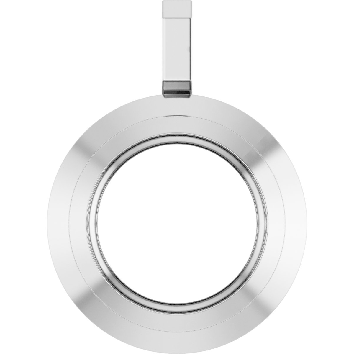 Bezel-Set Solitaire Pendant