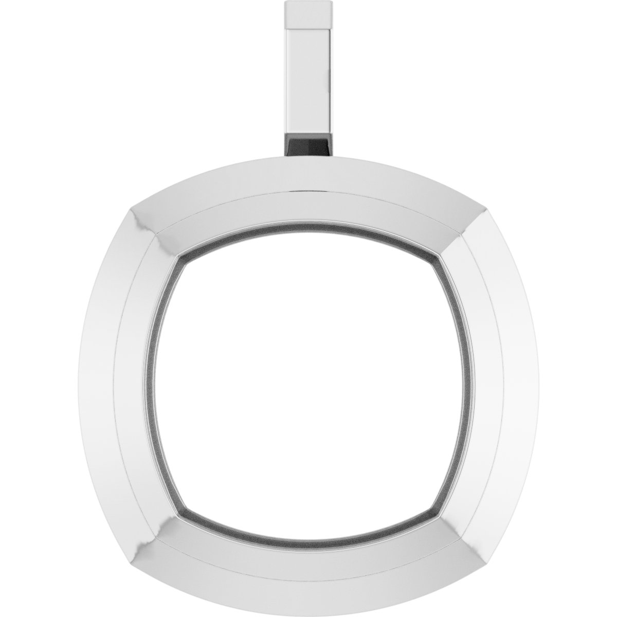 Bezel-Set Solitaire Pendant