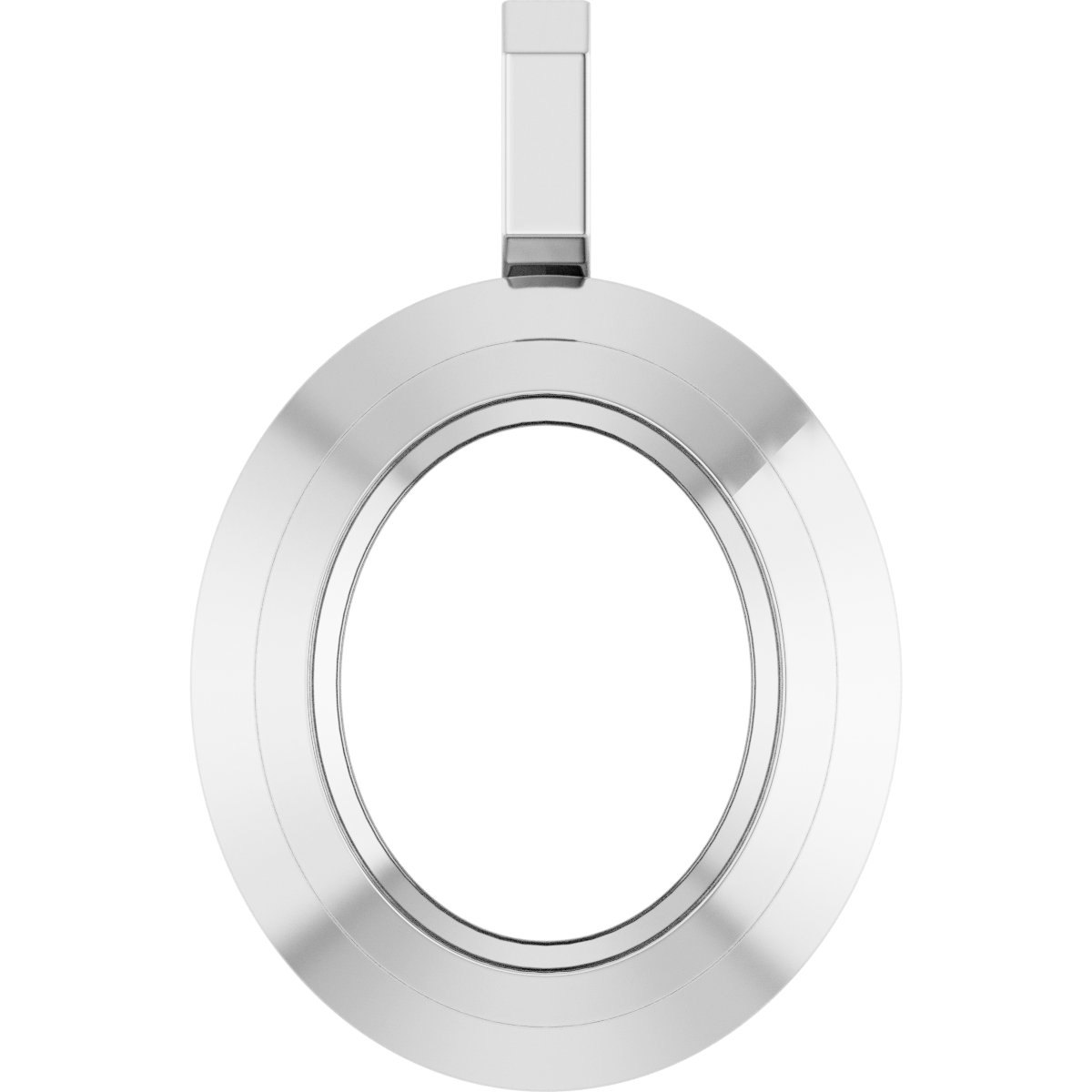 Bezel-Set Solitaire Pendant