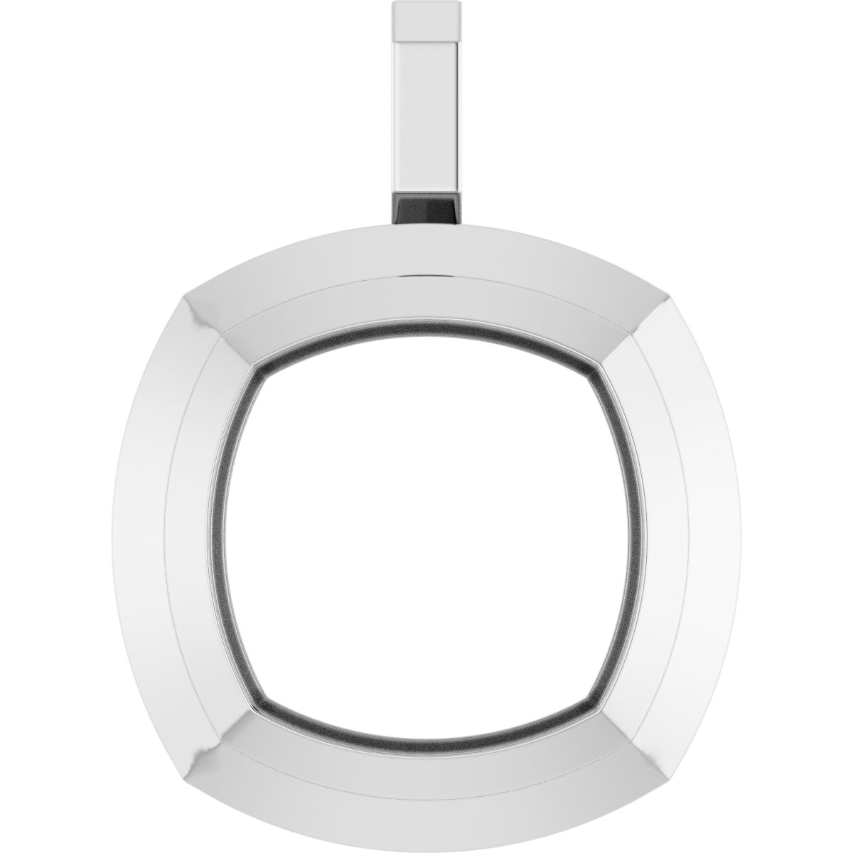 Bezel-Set Solitaire Pendant