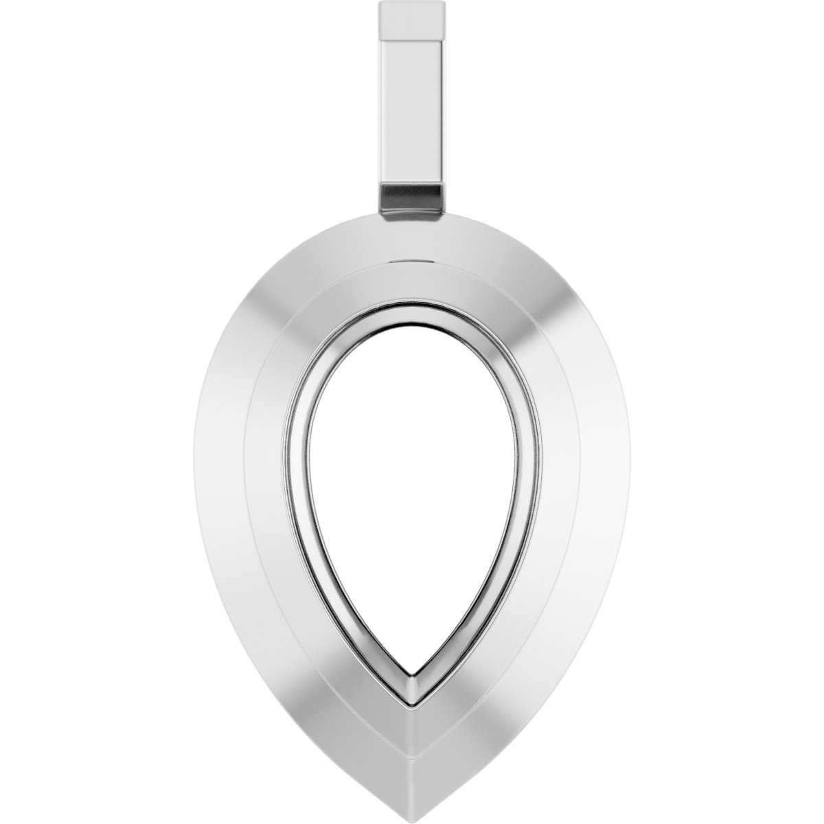 Bezel-Set Solitaire Pendant
