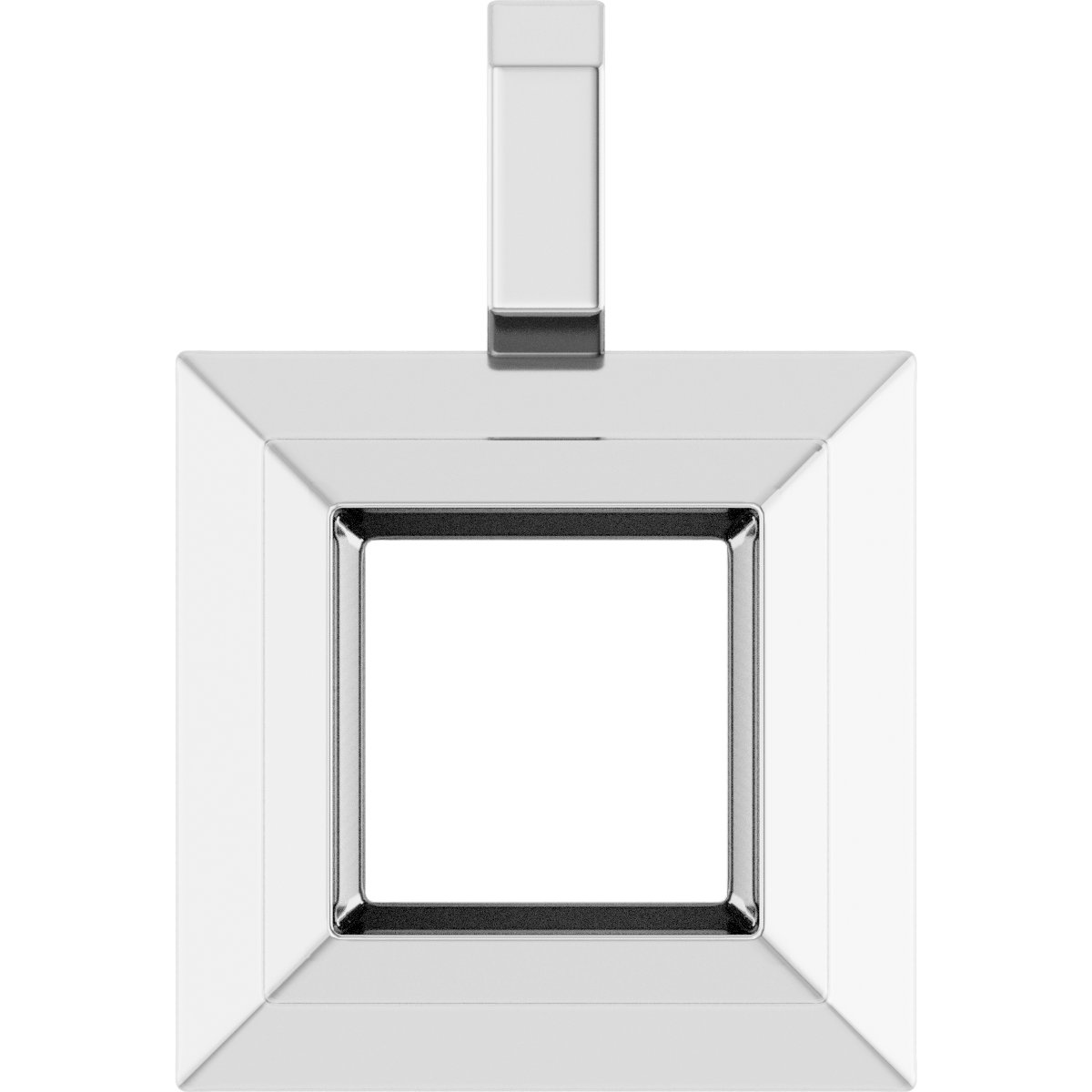 Bezel-Set Solitaire Pendant