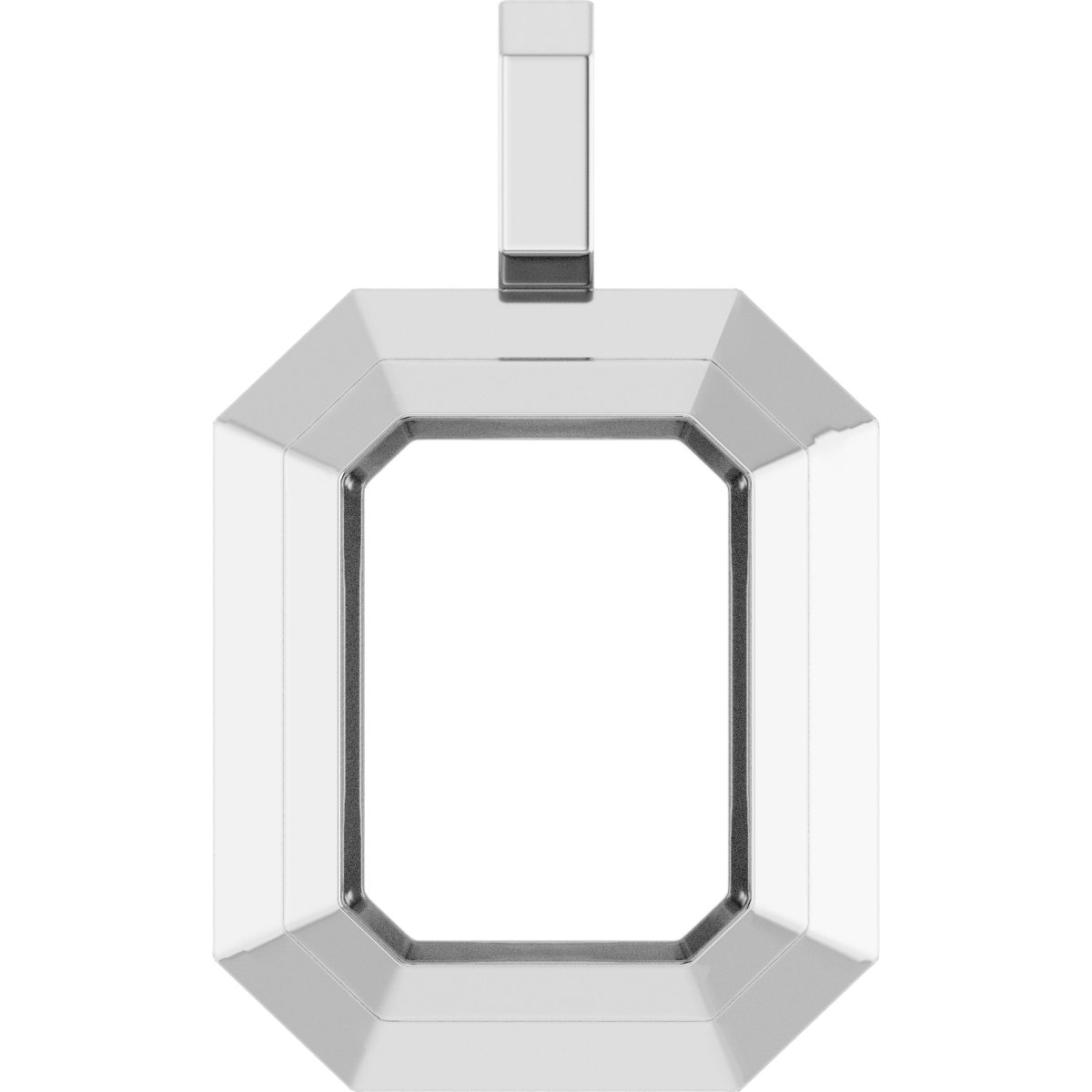 Bezel-Set Solitaire Pendant