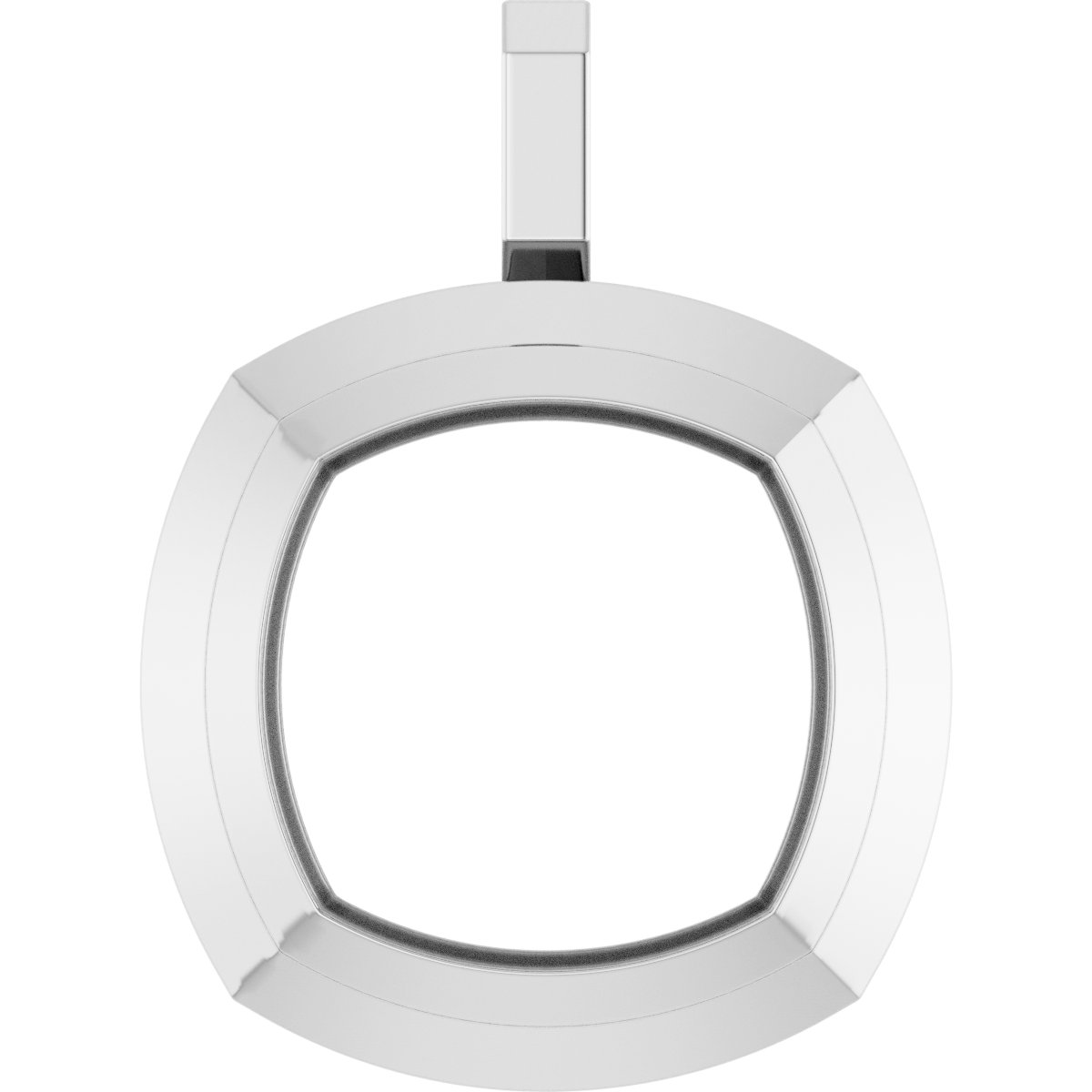 Bezel-Set Solitaire Pendant