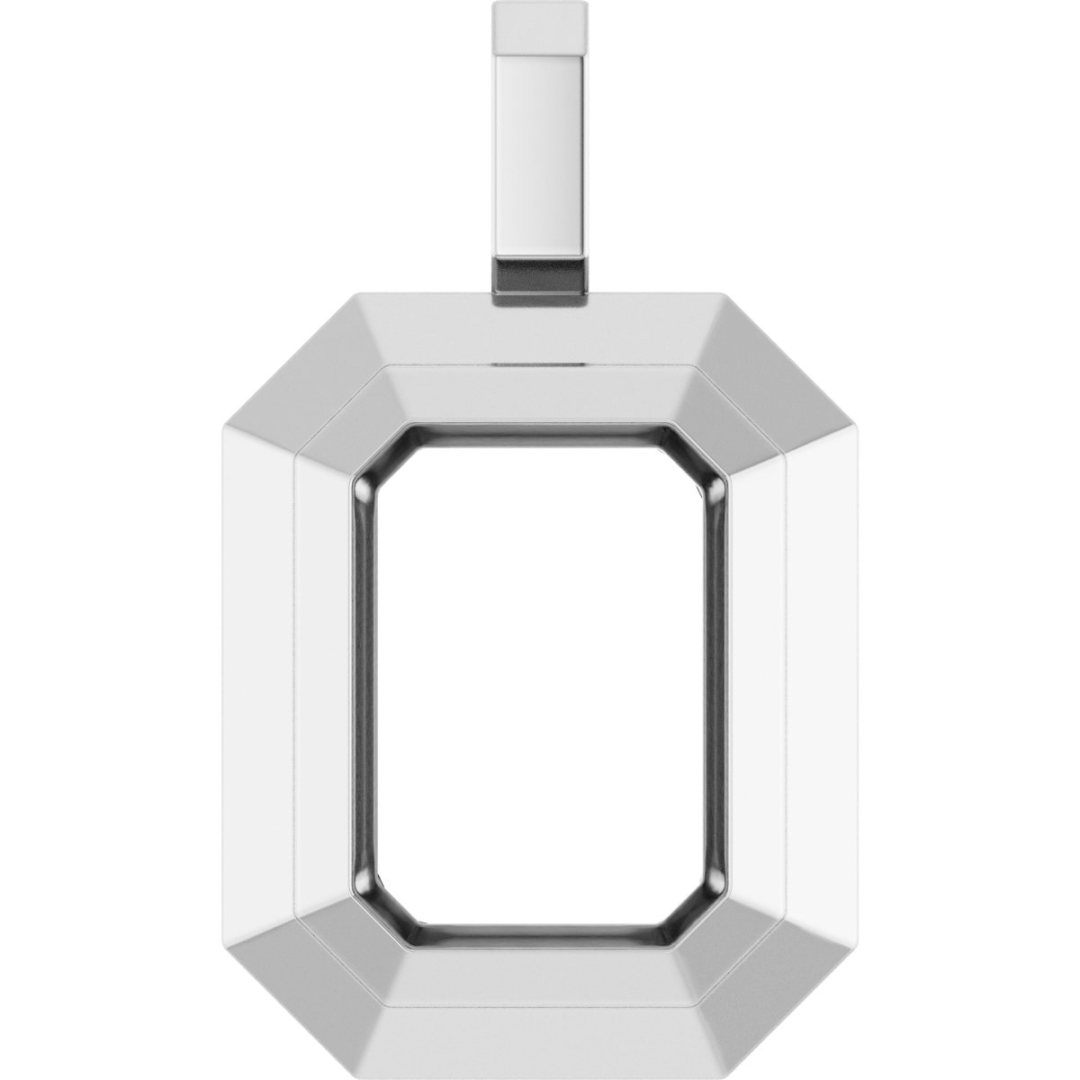 Bezel-Set Solitaire Pendant