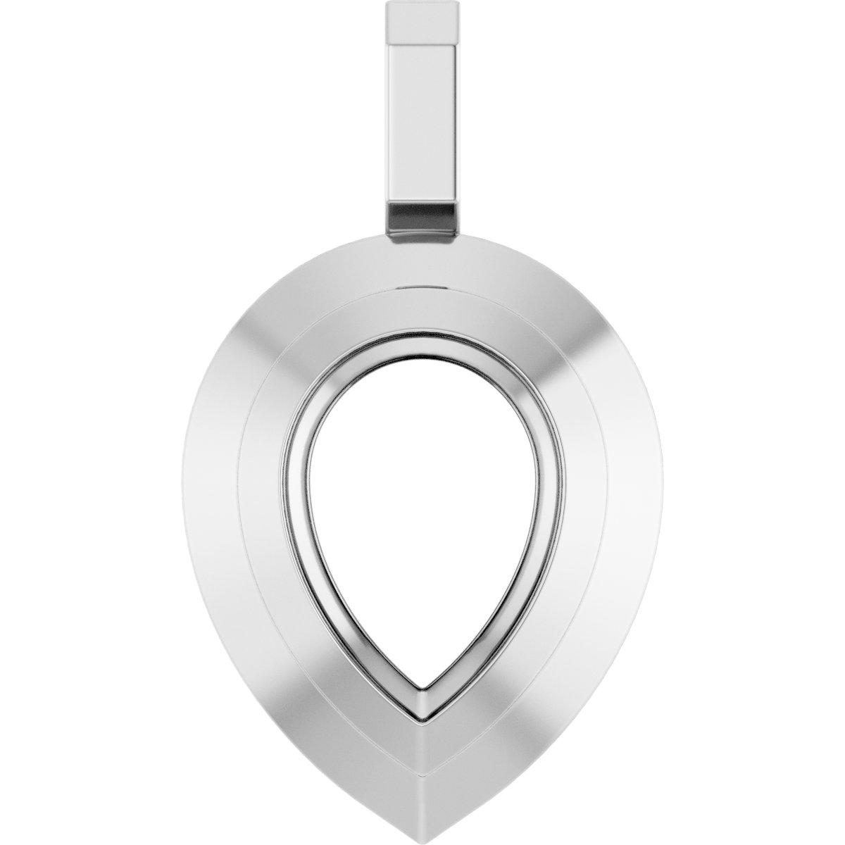 Bezel-Set Solitaire Pendant