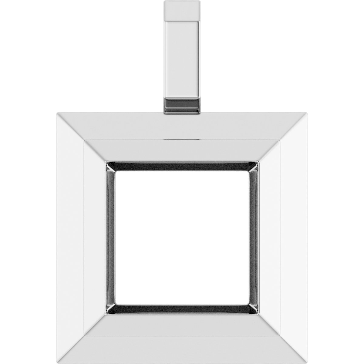 Bezel-Set Solitaire Pendant