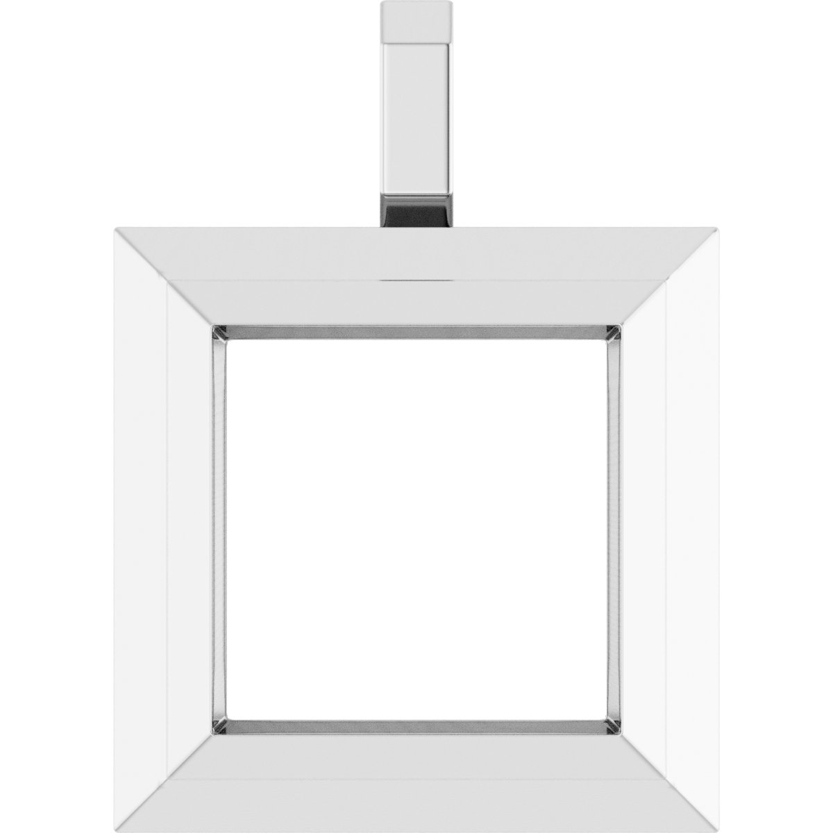 Bezel-Set Solitaire Pendant