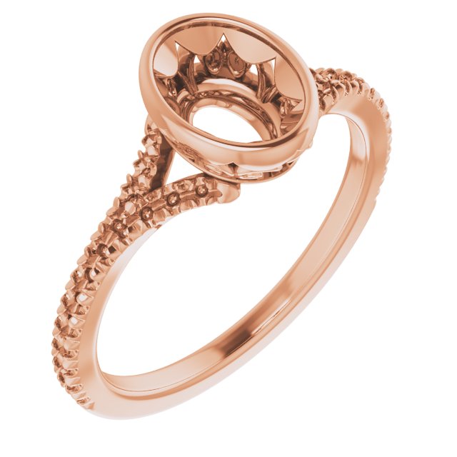Bezel-Set Accented Engagement Ring or Band